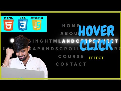 JavaScript Hover/ Click Effect  || HTML Tutorial || Arya Coding School || @aryacodingschool