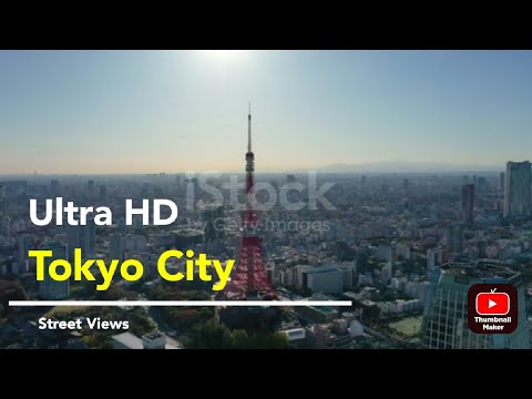 Tokyo Japan 🏙️ Street Views 4K Ultra HD