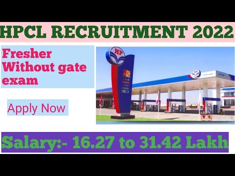 HPCL RECRUITMENT 2022/Fresher without gate exam/Engineering/Safety/law etc.