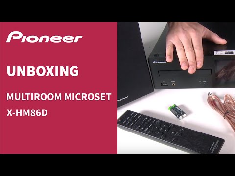 Microset met Multiroom Audio van Pioneer |  X-HM86D | Unboxing