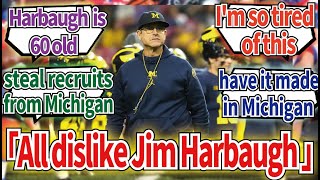 【Reaction　Collection】Jim Harbaugh left Michigan for the NFL
