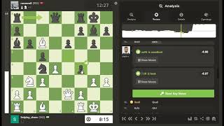 Rapid Chess Analysis: Unveiling Strategies in a 15+10 Battle #chess #chessanalysis #rapidchess