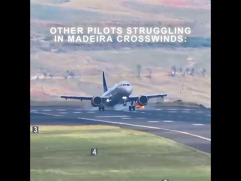 Other Pilots Struggling In Madeira Crosswinds vs. This Guy | MATUSHKA ULTRAFUNK- satirin