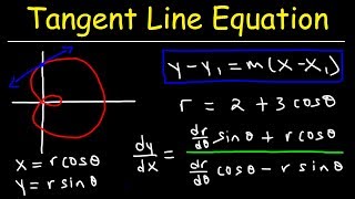 Tangent Line Equations, Slope, & Derivatives In Polar Form | Calculus 2