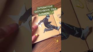Interactive sketchbook idea: how to make things spin! #art #artist #sketchbook