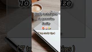 Top study tips that you can use.study techniques#study #studytips #studymotivation#fyp#viral#shorts