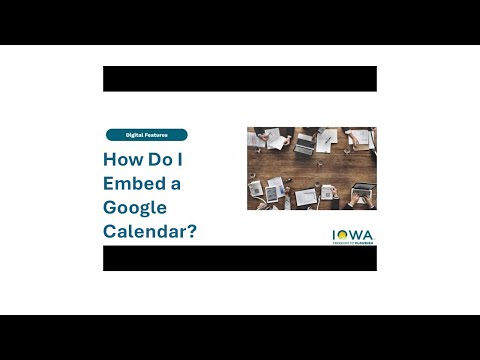 How Do I Embed a Google Calendar