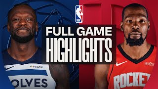 TIMBERWOLVES at ROCKETS | FULL GAME HIGHLIGHTS | January 16, 2026