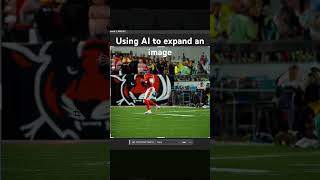 Using AI to expand an image #design