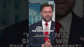 Vice President Vance criticizes government shutdown over partisan politics
