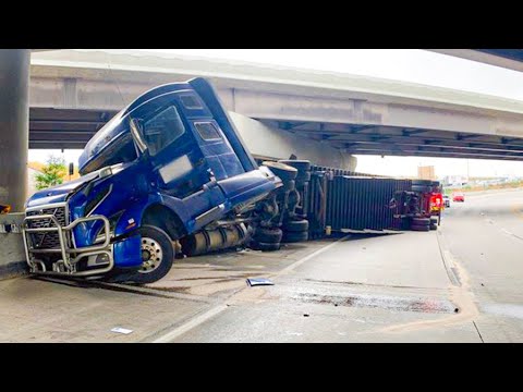 OMG Very Brutal & Fatal Truck Accidents _ Very Horrible Fails IDIOTS DRIVE Caught on Camera 2024
