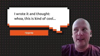 Meet the Maintainers: the mind behind ripgrep - Andrew Gallant’s blazing-fast search tool