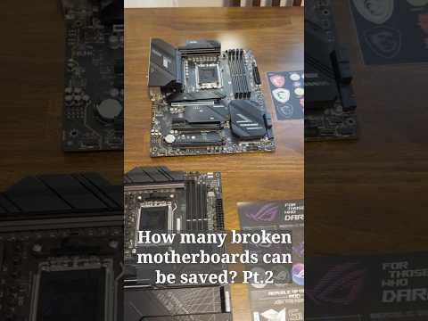 Reviving some desktop motherboards! Pt.2 #computer #computerrepair
