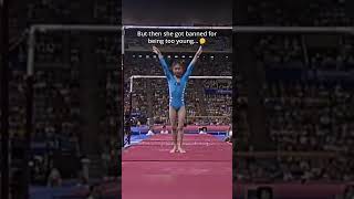 One of the biggest scandals in gymnastics history!😳 #gymnastics #banned #olympics #sports #scandal