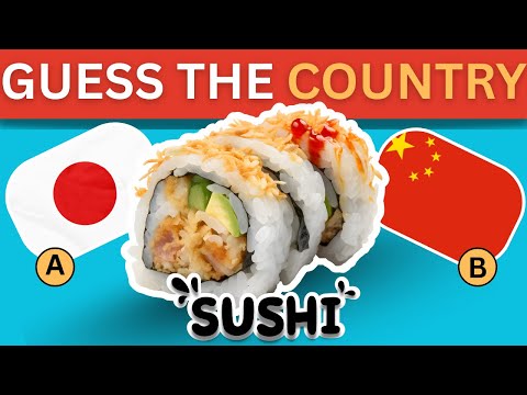 Guess the Country by Its Famous Food 🍕🍣 | 50 Fun Quiz Questions | KID Q