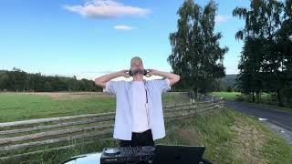chill liquid funk and drum and bass mix in mountains