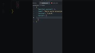 Create Your First Chrome Extension FAST! #shorts  #technology #website #tutorial #chrome #extension