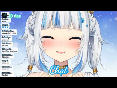 [Vtuber sub ID] Gura berurusan dengan creeper [Hololive EN]