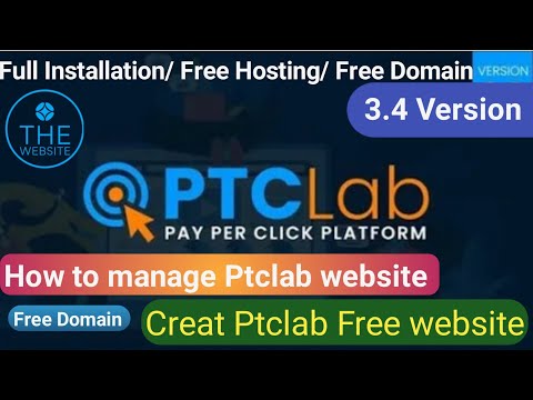 How to Manage PTC Lab account || Create Free Ptc Website || Create Ads watching website || part 1