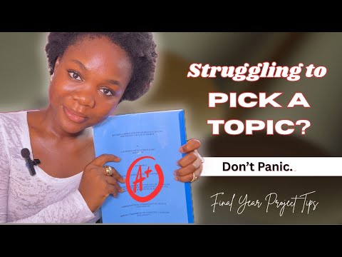 How to Choose a Final Year Research Topic (Step-by-Step Project Ideas Guide for University Students)