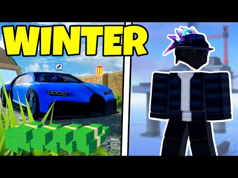Grinding in the New Jailbreak Winter Map!
