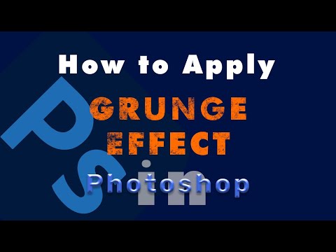 How to apply grunge effect in photoshop | Editable Grunge Effect