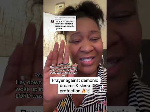 Prayer against demonic dreams 🕊️🕊️🕊️