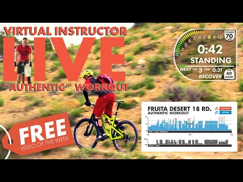 FREE Mountain Bike Spin Video for indoor cycling. Fruita  AUTHENTIC Workout W/Virtual Instructor.