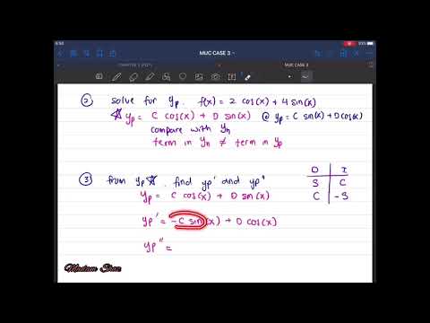 Method of Undetermined Coefficient - Case 3