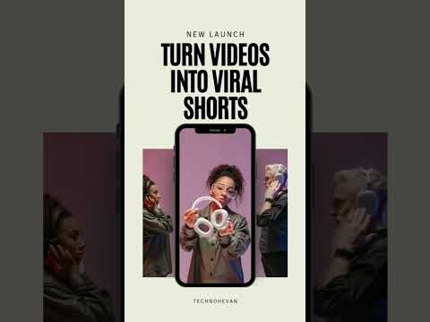 (New)Turn videos into viral shorts - AI-Powered Video Conversion #shorts