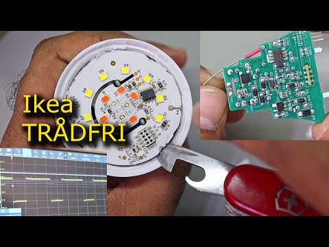 Ikea TRÅDFRI Smart lights lamp Teardown Circuit Reverse engineering PWM Hack