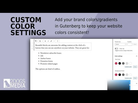 Adding Custom Colors To Gutenberg Color Settings