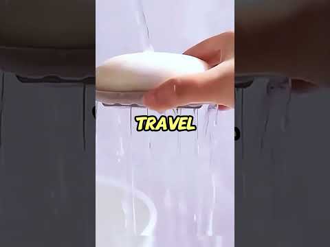 Travel Soap Box with Lid #travelsoapbox #travelessentials #travelhacks #sustainabletravel #soapbox