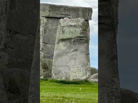 Mystery faces on stonehenge stones Uk