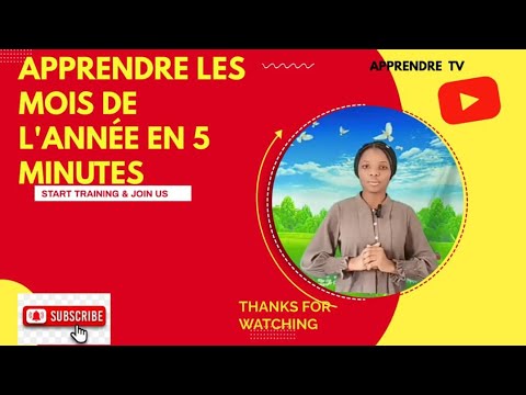 apprendre les mois de lannée en 5 minutes