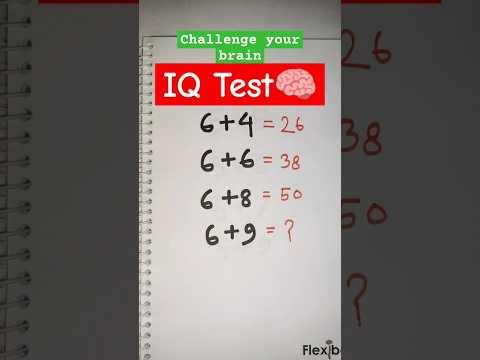 Test Your IQ in 5 Minutes | Fun & Challenging IQ Test 2025 #IIT #MIT #IQ #IQTest #IQTest2025 #shorts