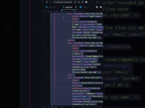 Create a contact form with Next.Js Mongodb and Docker #nextjs #coding #mongodb #docker