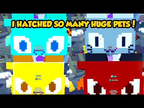 I HATCHED SO MANY HUGE PETS! | Pet Simulator X OG Reborn