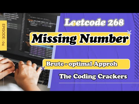 Missing Number || leetcode 268 || Brute and Optimal Approch || Easy explanation