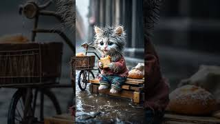 Poor kitten Strory Part 8 #ai #cat #catlover #kitte #catai