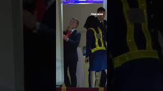 French first lady shoves President Macron in the face #news #world #shorts #viralvideo #politics