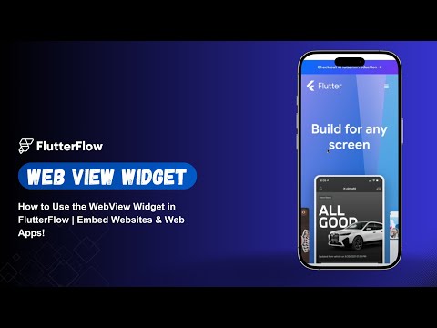 How to Use the WebView Widget in FlutterFlow | Embed Websites & Web Apps!