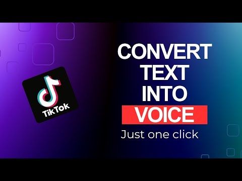 How to do text to speech (voice) by Tiktok TTS