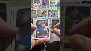Opening a pack of 1989 Topps baseball cards / Alan Trammell #topps #sportscards #baseballcards