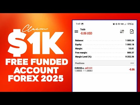 💰Claim $1K FREE Funded Account Forex 2025 + Withdrawal Proof 