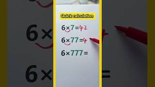 Master multiplication tricks in seconds! 🔢✨ #QuickMath #MathHack #multiplication #foryou