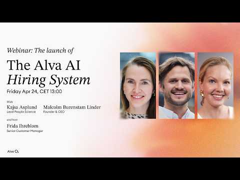 The Alva AI Hiring System Launch | 9 Years of Predictive Hiring Science