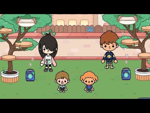 اول يوم مدرسه لي زينه و زياد // tona boca //toca life world // 🌺