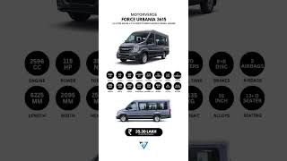 🇮🇳 Force Urbania Medium Wheelbase #force #urbania #forceurbania #gurkha #toofan #mahindra #blazo #75