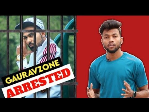 || GAURAVZONE ARRESTED || 😱 #shorts #gauravzonearrested #news #trendingnews